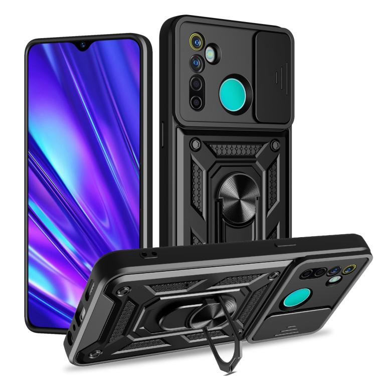Sliding Camera Cover Design TPU+PC Phone Case, For Realme GT3 5G, For Realme C21Y / C25Y, For Realme C25 / C15, For Realme 5 Pro, For Realme 5