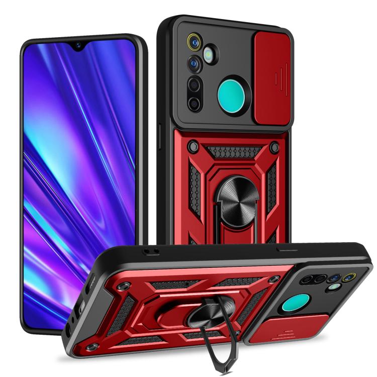 Sliding Camera Cover Design TPU+PC Phone Case, For Realme GT3 5G, For Realme C21Y / C25Y, For Realme C25 / C15, For Realme 5 Pro, For Realme 5