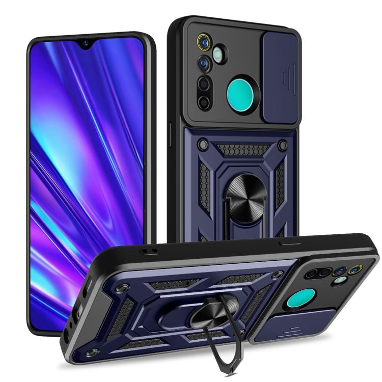 Sliding Camera Cover Design TPU+PC Phone Case, For Realme GT3 5G, For Realme C21Y / C25Y, For Realme C25 / C15, For Realme 5 Pro, For Realme 5
