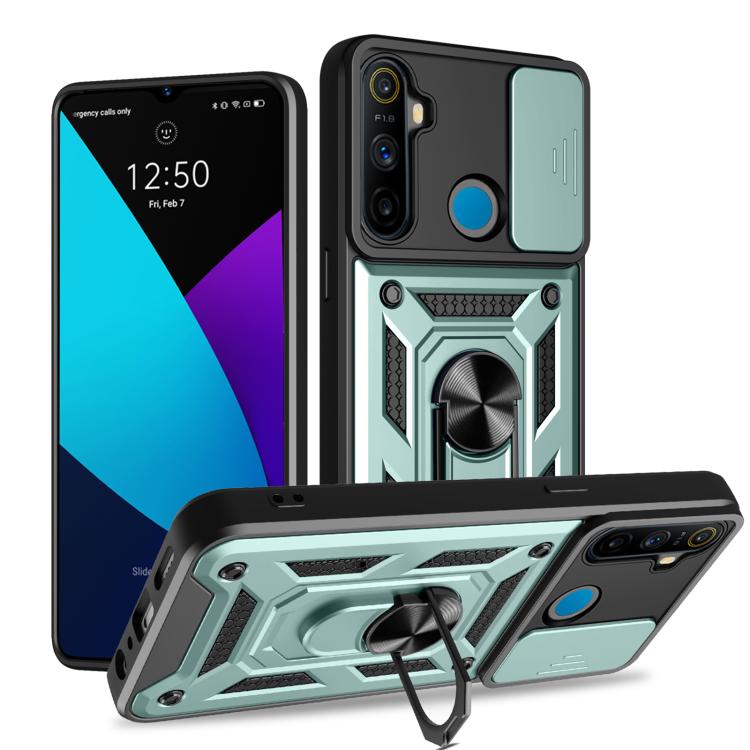 Sliding Camera Cover Design TPU+PC Phone Case, For Realme GT3 5G, For Realme C21Y / C25Y, For Realme C25 / C15, For Realme 5 Pro, For Realme 5