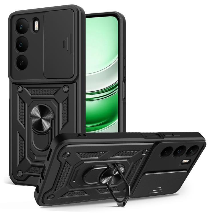 Sliding Camera Cover Design TPU+PC Phone Case, For Realme 15T 5G, For Realme C71 4G, For Realme Neo7x / P3 5G, For Realme P3 Pro 5G, For Realme C75 4G / 14x 5G Global, For Realme 13+ 5G