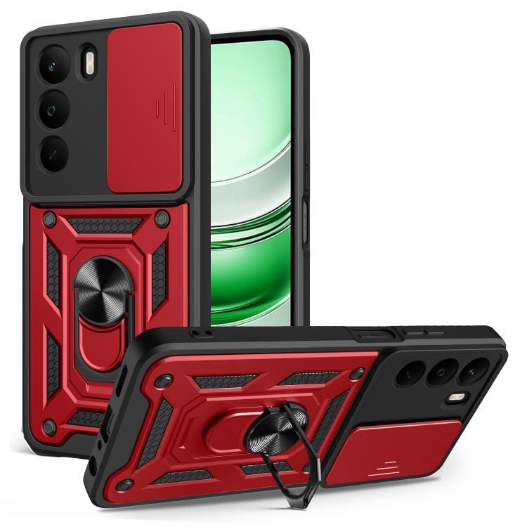 Sliding Camera Cover Design TPU+PC Phone Case, For Realme 15T 5G, For Realme C71 4G, For Realme Neo7x / P3 5G, For Realme P3 Pro 5G, For Realme C75 4G / 14x 5G Global, For Realme 13+ 5G