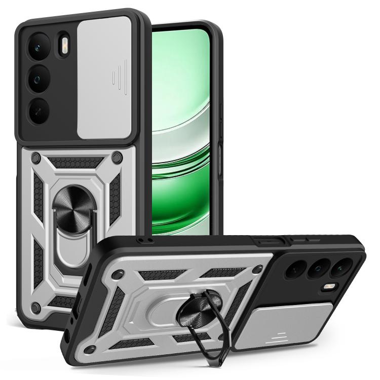 Sliding Camera Cover Design TPU+PC Phone Case, For Realme 15T 5G, For Realme C71 4G, For Realme Neo7x / P3 5G, For Realme P3 Pro 5G, For Realme C75 4G / 14x 5G Global, For Realme 13+ 5G