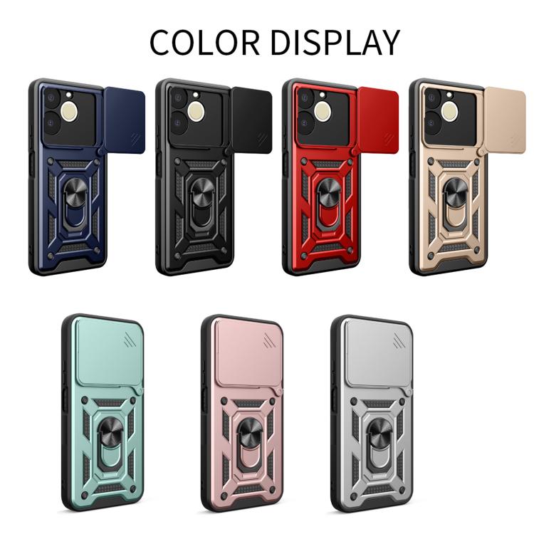 Sliding Camera Cover Design TPU+PC Phone Case, For Realme C71 India / Note 70T 4G, For Realme 15x 5G India / C85 5G, For Realme C85 Pro 5G India, For Realme 15T 5G, For Realme C71 4G, For Realme Neo7x / P3 5G