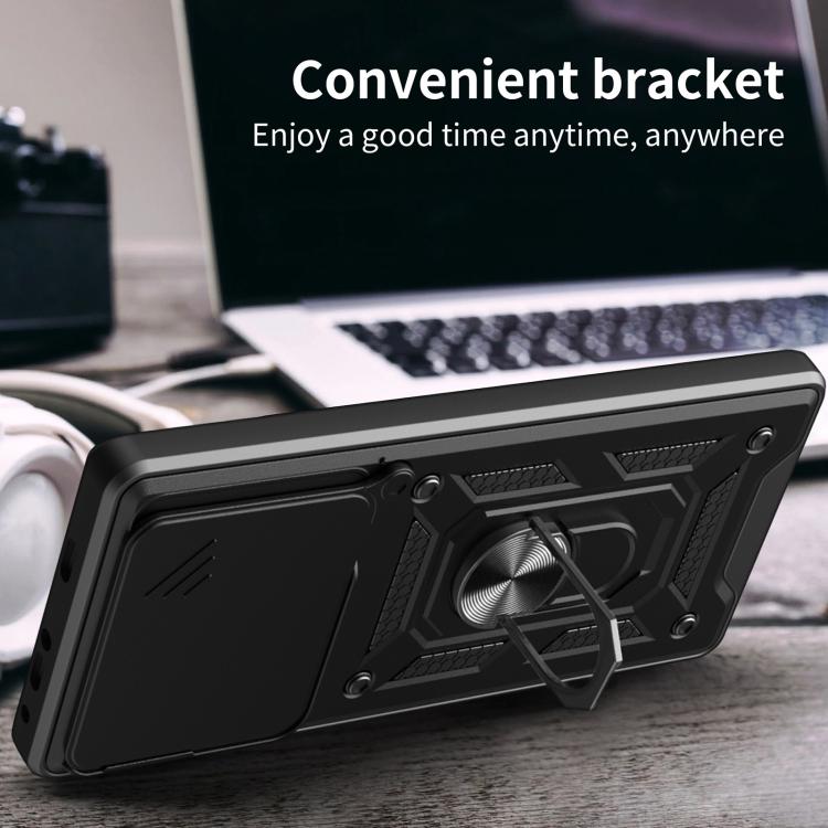 Sliding Camera Cover Design TPU+PC Phone Case, For Realme C71 India / Note 70T 4G, For Realme 15x 5G India / C85 5G, For Realme C85 Pro 5G India, For Realme 15T 5G, For Realme C71 4G, For Realme Neo7x / P3 5G