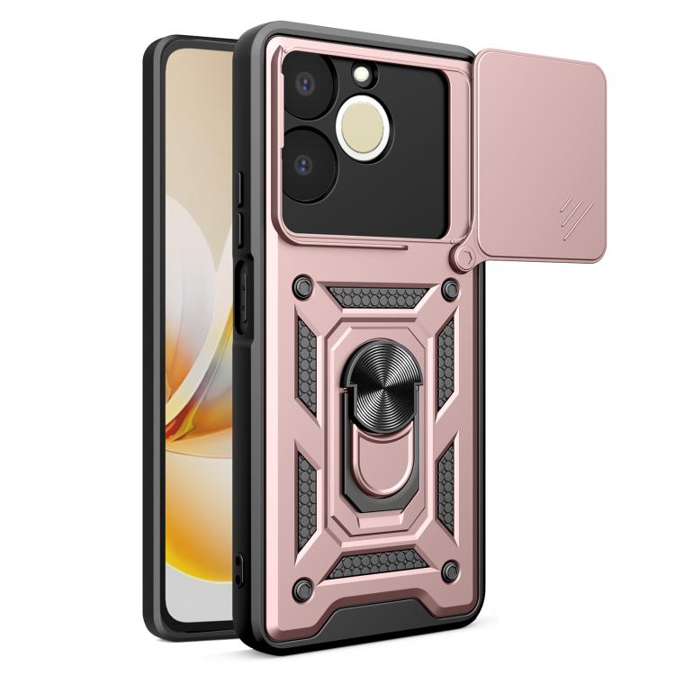 Sliding Camera Cover Design TPU+PC Phone Case, For Realme C71 India / Note 70T 4G, For Realme 15x 5G India / C85 5G, For Realme C85 Pro 5G India, For Realme 15T 5G, For Realme C71 4G, For Realme Neo7x / P3 5G