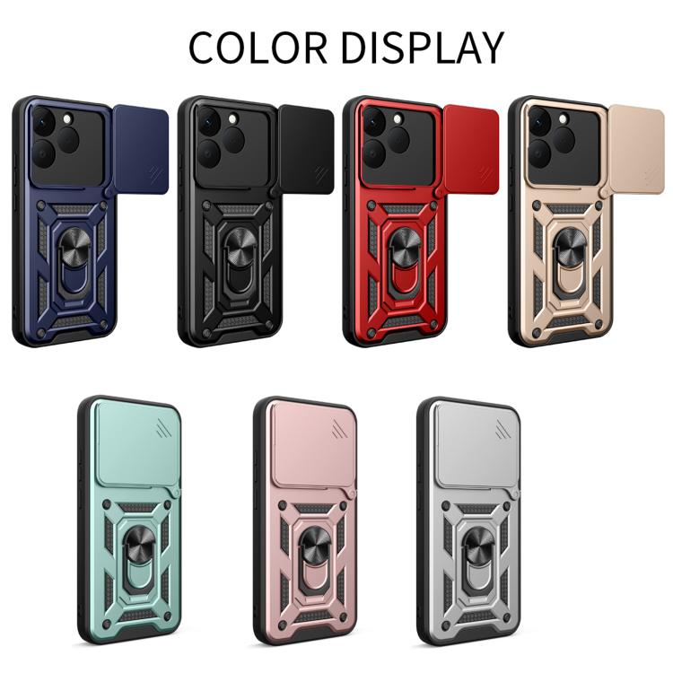 Sliding Camera Cover Design TPU+PC Phone Case, For Realme 15T 5G, For Realme C71 4G, For Realme Neo7x / P3 5G, For Realme P3 Pro 5G, For Realme C75 4G / 14x 5G Global, For Realme 13+ 5G