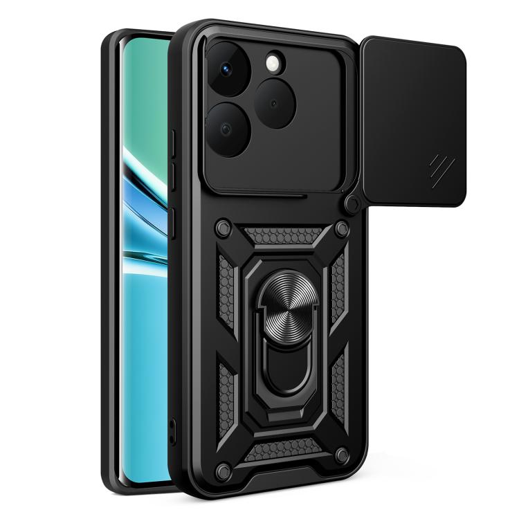 Sliding Camera Cover Design TPU+PC Phone Case, For Realme 15T 5G, For Realme C71 4G, For Realme Neo7x / P3 5G, For Realme P3 Pro 5G, For Realme C75 4G / 14x 5G Global, For Realme 13+ 5G