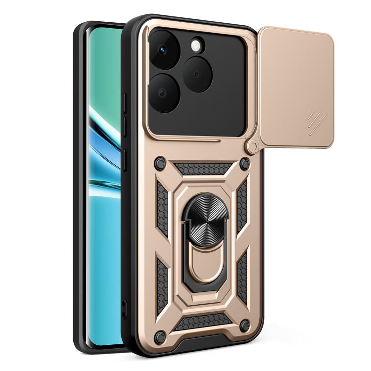 Sliding Camera Cover Design TPU+PC Phone Case, For Realme 15T 5G, For Realme C71 4G, For Realme Neo7x / P3 5G, For Realme P3 Pro 5G, For Realme C75 4G / 14x 5G Global, For Realme 13+ 5G