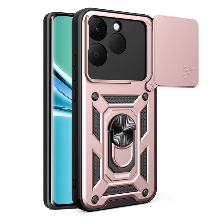 Sliding Camera Cover Design TPU+PC Phone Case, For Realme 15T 5G, For Realme C71 4G, For Realme Neo7x / P3 5G, For Realme P3 Pro 5G, For Realme C75 4G / 14x 5G Global, For Realme 13+ 5G