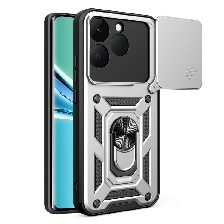 Sliding Camera Cover Design TPU+PC Phone Case, For Realme 15T 5G, For Realme C71 4G, For Realme Neo7x / P3 5G, For Realme P3 Pro 5G, For Realme C75 4G / 14x 5G Global, For Realme 13+ 5G