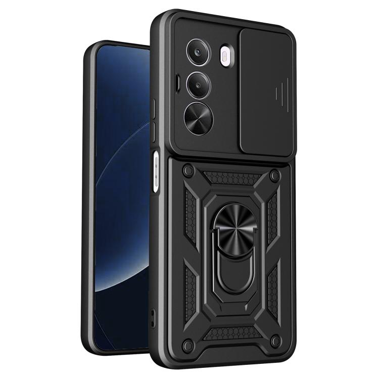 Sliding Camera Cover Design TPU+PC Phone Case, For Realme 16 Pro+ 5G Global, For Realme 16 Pro / 16 Pro+ 5G, For Realme P4x 5G India, For Realme C71 India / Note 70T 4G, For Realme 15x 5G India / C85 5G, For Realme C85 Pro 5G India