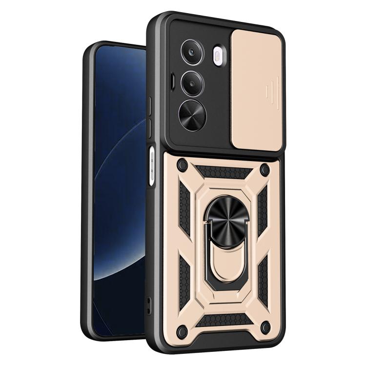 Sliding Camera Cover Design TPU+PC Phone Case, For Realme 16 Pro+ 5G Global, For Realme 16 Pro / 16 Pro+ 5G, For Realme P4x 5G India, For Realme C71 India / Note 70T 4G, For Realme 15x 5G India / C85 5G, For Realme C85 Pro 5G India