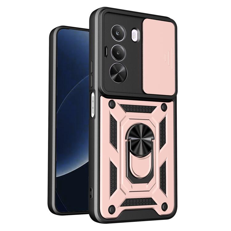Sliding Camera Cover Design TPU+PC Phone Case, For Realme 16 Pro+ 5G Global, For Realme 16 Pro / 16 Pro+ 5G, For Realme P4x 5G India, For Realme C71 India / Note 70T 4G, For Realme 15x 5G India / C85 5G, For Realme C85 Pro 5G India