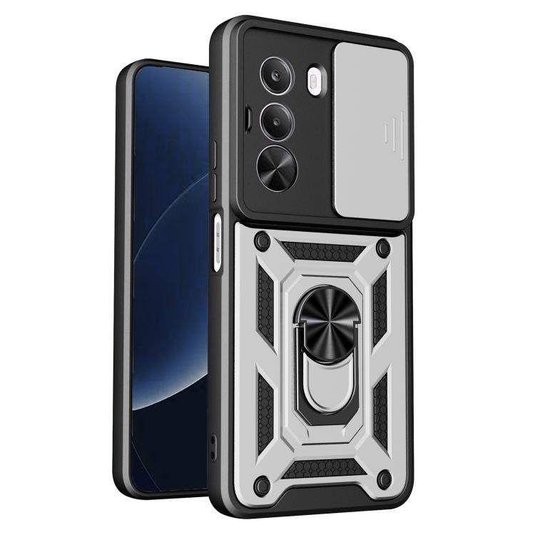 Sliding Camera Cover Design TPU+PC Phone Case, For Realme 16 Pro+ 5G Global, For Realme 16 Pro / 16 Pro+ 5G, For Realme P4x 5G India, For Realme C71 India / Note 70T 4G, For Realme 15x 5G India / C85 5G, For Realme C85 Pro 5G India