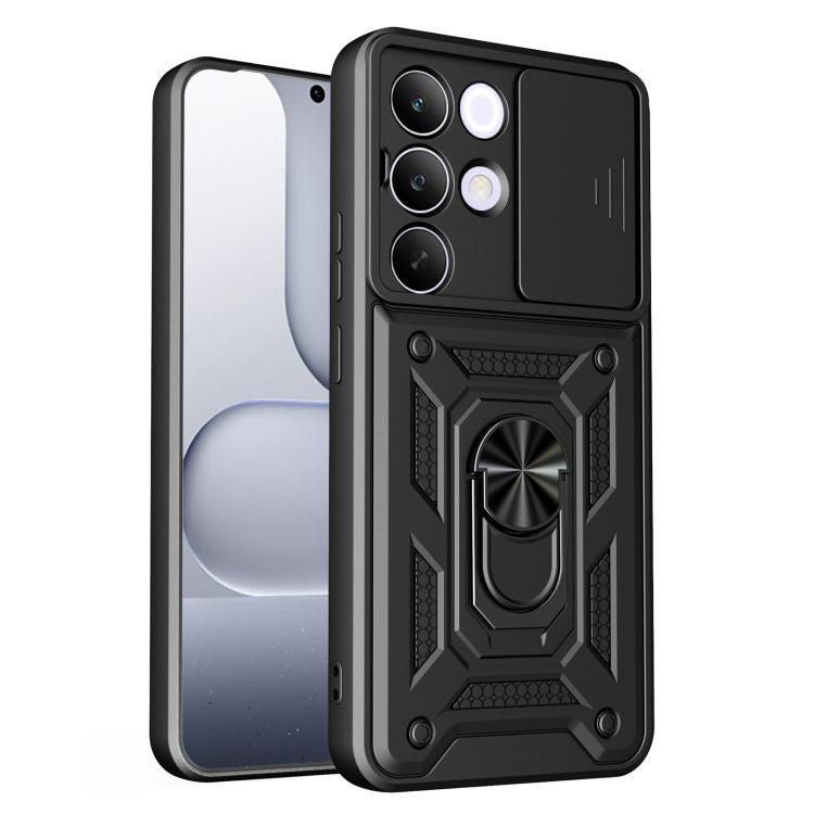 Sliding Camera Cover Design TPU+PC Phone Case, For Realme C71 India / Note 70T 4G, For Realme 15x 5G India / C85 5G, For Realme C85 Pro 5G India, For Realme 15T 5G, For Realme C71 4G, For Realme Neo7x / P3 5G