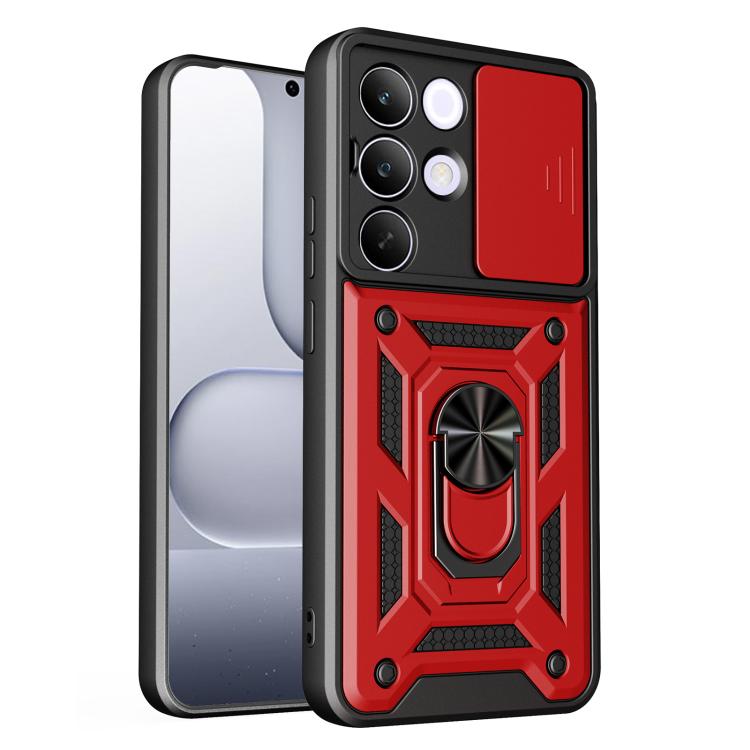 Sliding Camera Cover Design TPU+PC Phone Case, For Realme C71 India / Note 70T 4G, For Realme 15x 5G India / C85 5G, For Realme C85 Pro 5G India, For Realme 15T 5G, For Realme C71 4G, For Realme Neo7x / P3 5G