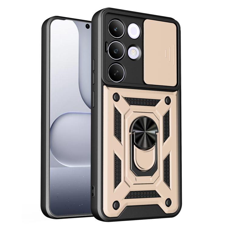 Sliding Camera Cover Design TPU+PC Phone Case, For Realme C71 India / Note 70T 4G, For Realme 15x 5G India / C85 5G, For Realme C85 Pro 5G India, For Realme 15T 5G, For Realme C71 4G, For Realme Neo7x / P3 5G