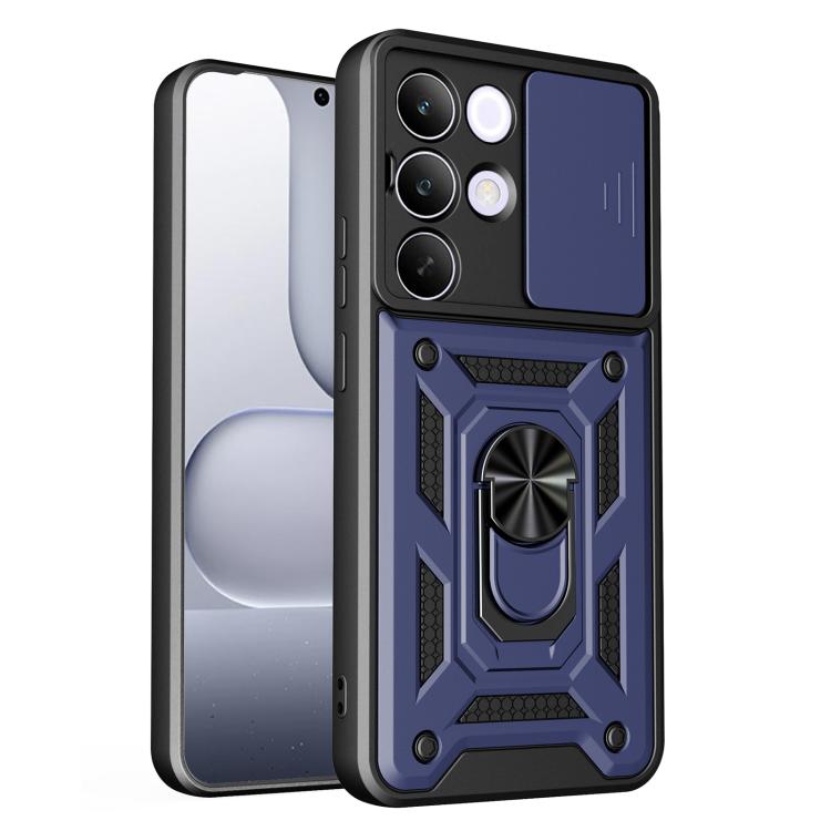 Sliding Camera Cover Design TPU+PC Phone Case, For Realme C71 India / Note 70T 4G, For Realme 15x 5G India / C85 5G, For Realme C85 Pro 5G India, For Realme 15T 5G, For Realme C71 4G, For Realme Neo7x / P3 5G