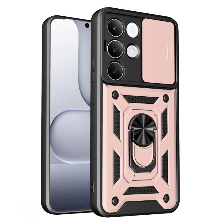 Sliding Camera Cover Design TPU+PC Phone Case, For Realme C71 India / Note 70T 4G, For Realme 15x 5G India / C85 5G, For Realme C85 Pro 5G India, For Realme 15T 5G, For Realme C71 4G, For Realme Neo7x / P3 5G