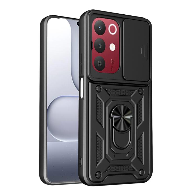 Sliding Camera Cover Design TPU+PC Phone Case, For Realme C71 India / Note 70T 4G, For Realme 15x 5G India / C85 5G, For Realme C85 Pro 5G India, For Realme 15T 5G, For Realme C71 4G, For Realme Neo7x / P3 5G