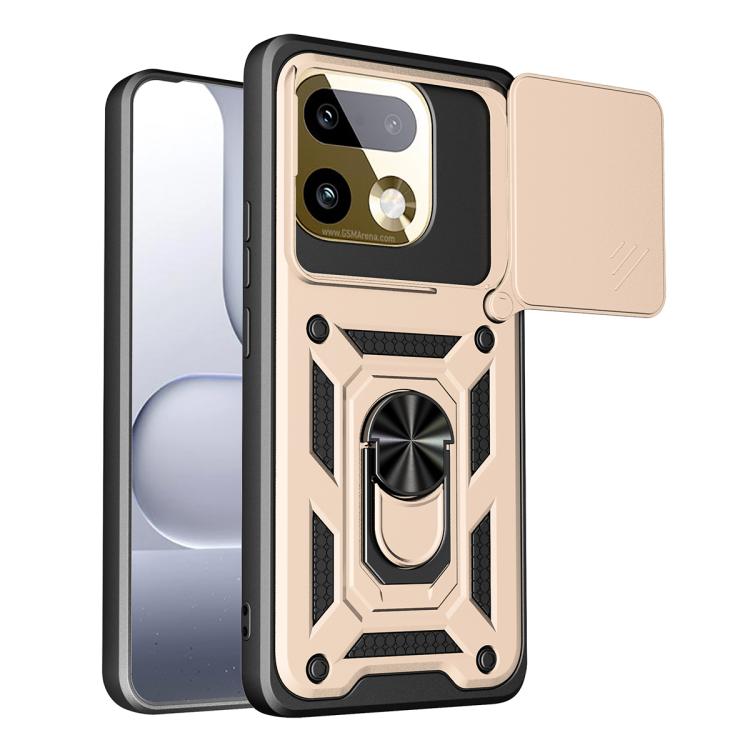 Sliding Camera Cover Design TPU+PC Phone Case, For Realme 16 Pro+ 5G Global, For Realme 16 Pro / 16 Pro+ 5G, For Realme P4x 5G India, For Realme C71 India / Note 70T 4G, For Realme 15x 5G India / C85 5G, For Realme C85 Pro 5G India