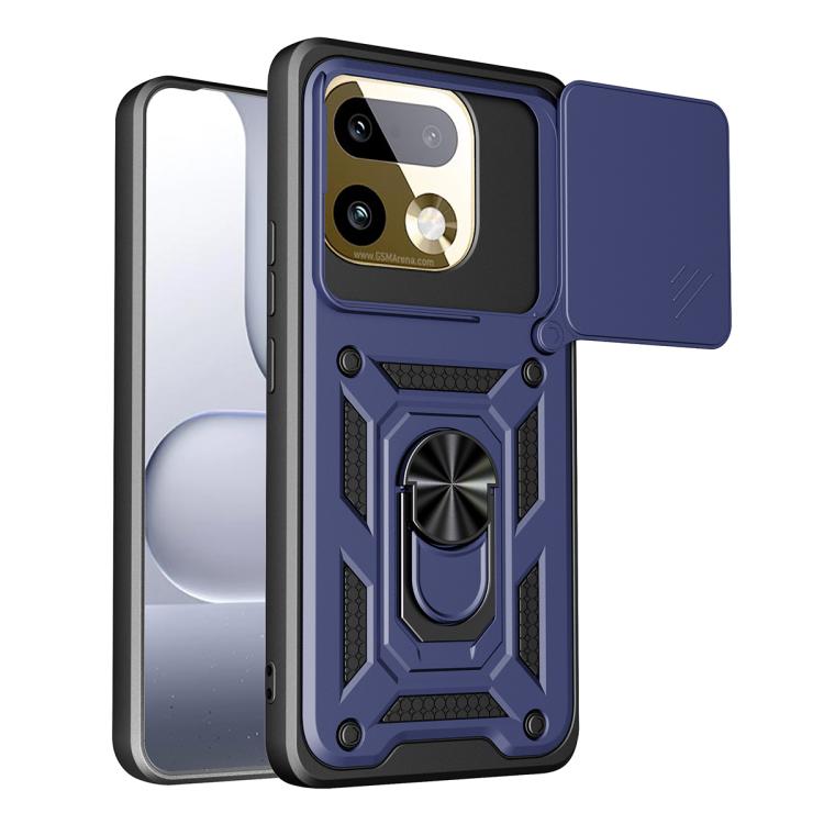 Sliding Camera Cover Design TPU+PC Phone Case, For Realme 16 Pro+ 5G Global, For Realme 16 Pro / 16 Pro+ 5G, For Realme P4x 5G India, For Realme C71 India / Note 70T 4G, For Realme 15x 5G India / C85 5G, For Realme C85 Pro 5G India
