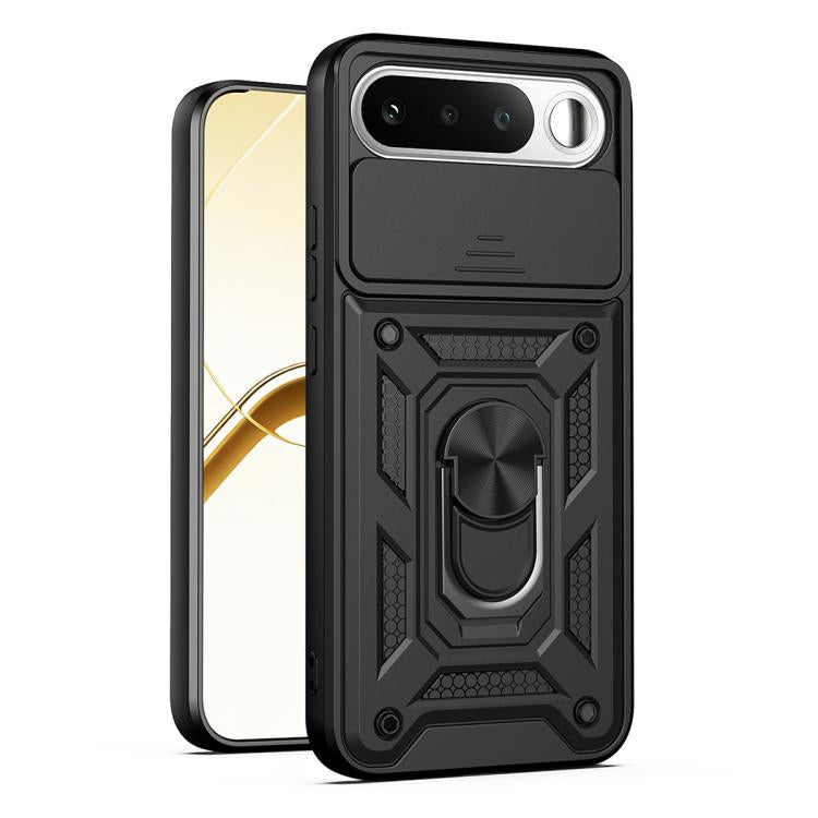 Sliding Camera Cover Design TPU+PC Phone Case, For Realme P4 Power 5G, For Realme C83 5G, For Realme 16 5G, For Realme 16 Pro+ 5G Global, For Realme 16 Pro / 16 Pro+ 5G, For Realme P4x 5G India