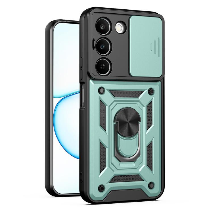 Sliding Camera Cover Design TPU+PC Phone Case, For Realme P4 Power 5G, For Realme C83 5G, For Realme 16 5G, For Realme 16 Pro+ 5G Global, For Realme 16 Pro / 16 Pro+ 5G, For Realme P4x 5G India