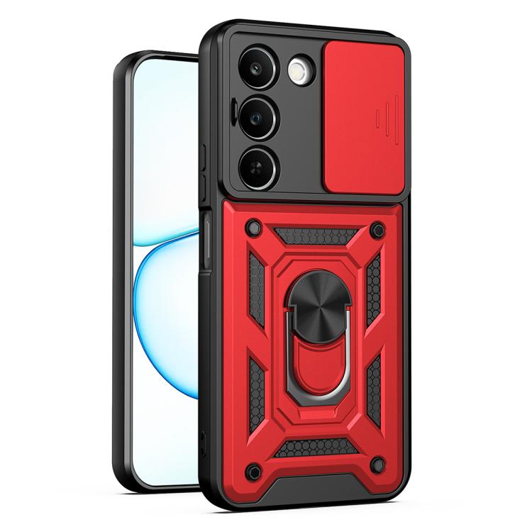 Sliding Camera Cover Design TPU+PC Phone Case, For Realme P4 Power 5G, For Realme C83 5G, For Realme 16 5G, For Realme 16 Pro+ 5G Global, For Realme 16 Pro / 16 Pro+ 5G, For Realme P4x 5G India