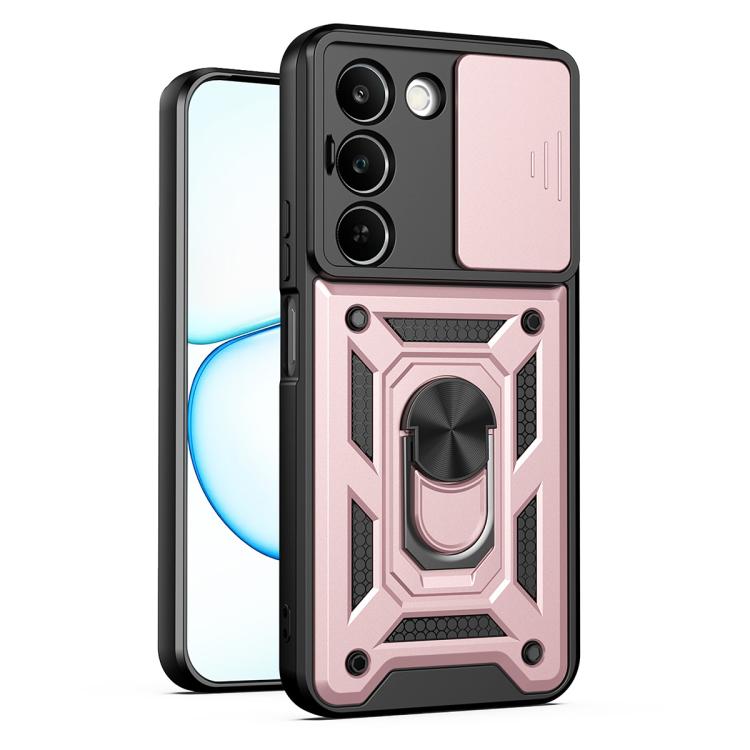 Sliding Camera Cover Design TPU+PC Phone Case, For Realme P4 Power 5G, For Realme C83 5G, For Realme 16 5G, For Realme 16 Pro+ 5G Global, For Realme 16 Pro / 16 Pro+ 5G, For Realme P4x 5G India