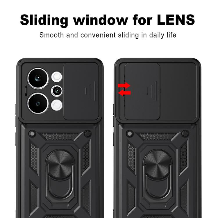 Sliding Camera Cover Design TPU+PC Phone Case, For Realme P4 Power 5G, For Realme C83 5G, For Realme 16 5G, For Realme 16 Pro+ 5G Global, For Realme 16 Pro / 16 Pro+ 5G, For Realme P4x 5G India