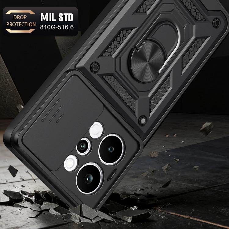 Sliding Camera Cover Design TPU+PC Phone Case, For Realme P4 Power 5G, For Realme C83 5G, For Realme 16 5G, For Realme 16 Pro+ 5G Global, For Realme 16 Pro / 16 Pro+ 5G, For Realme P4x 5G India
