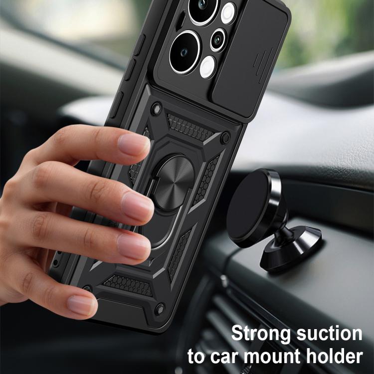 Sliding Camera Cover Design TPU+PC Phone Case, For Realme P4 Power 5G, For Realme C83 5G, For Realme 16 5G, For Realme 16 Pro+ 5G Global, For Realme 16 Pro / 16 Pro+ 5G, For Realme P4x 5G India