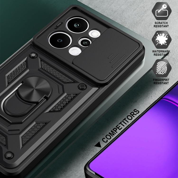 Sliding Camera Cover Design TPU+PC Phone Case, For Realme P4 Power 5G, For Realme C83 5G, For Realme 16 5G, For Realme 16 Pro+ 5G Global, For Realme 16 Pro / 16 Pro+ 5G, For Realme P4x 5G India