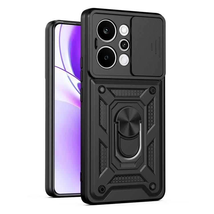 Sliding Camera Cover Design TPU+PC Phone Case, For Realme P4 Power 5G, For Realme C83 5G, For Realme 16 5G, For Realme 16 Pro+ 5G Global, For Realme 16 Pro / 16 Pro+ 5G, For Realme P4x 5G India