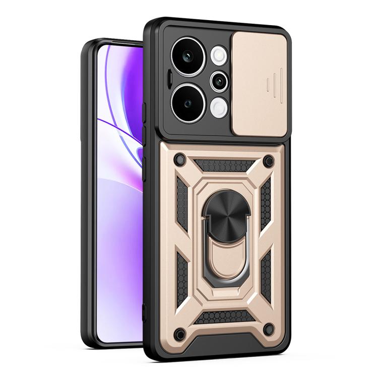 Sliding Camera Cover Design TPU+PC Phone Case, For Realme P4 Power 5G, For Realme C83 5G, For Realme 16 5G, For Realme 16 Pro+ 5G Global, For Realme 16 Pro / 16 Pro+ 5G, For Realme P4x 5G India