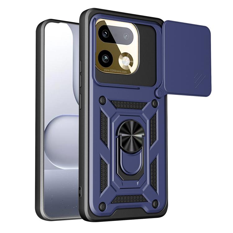 Sliding Camera Cover Design TPU+PC Phone Case, For Realme 16 Pro+ 5G Global, For Realme 16 Pro / 16 Pro+ 5G, For Realme P4x 5G India, For Realme C71 India / Note 70T 4G, For Realme 15x 5G India / C85 5G, For Realme C85 Pro 5G India