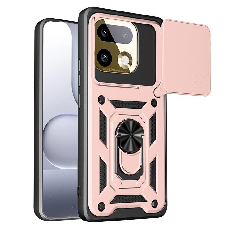 Sliding Camera Cover Design TPU+PC Phone Case, For Realme 16 Pro+ 5G Global, For Realme 16 Pro / 16 Pro+ 5G, For Realme P4x 5G India, For Realme C71 India / Note 70T 4G, For Realme 15x 5G India / C85 5G, For Realme C85 Pro 5G India
