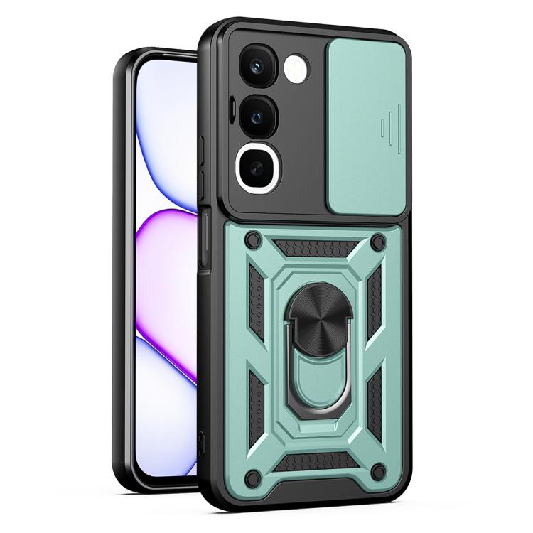 Sliding Camera Cover Design TPU+PC Phone Case, For Realme 16T 5G, For Realme C100i / C100x 4G, For Realme C100 4G, For Realme P4 Power 5G, For Realme C83 5G, For Realme 16 5G
