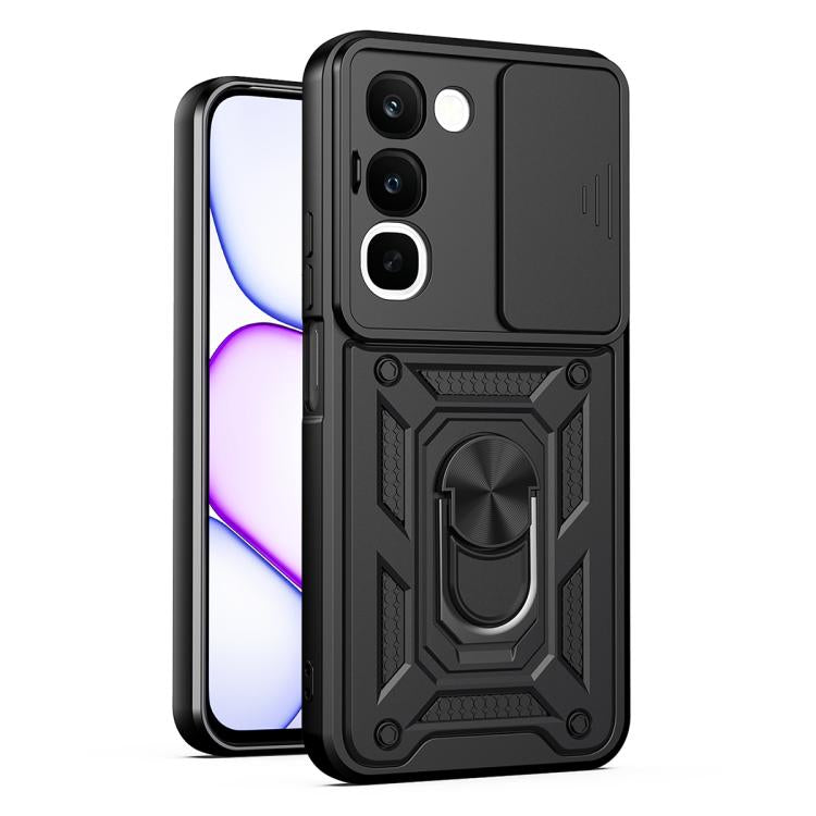 Sliding Camera Cover Design TPU+PC Phone Case, For Realme 16T 5G, For Realme C100i / C100x 4G, For Realme C100 4G, For Realme P4 Power 5G, For Realme C83 5G, For Realme 16 5G