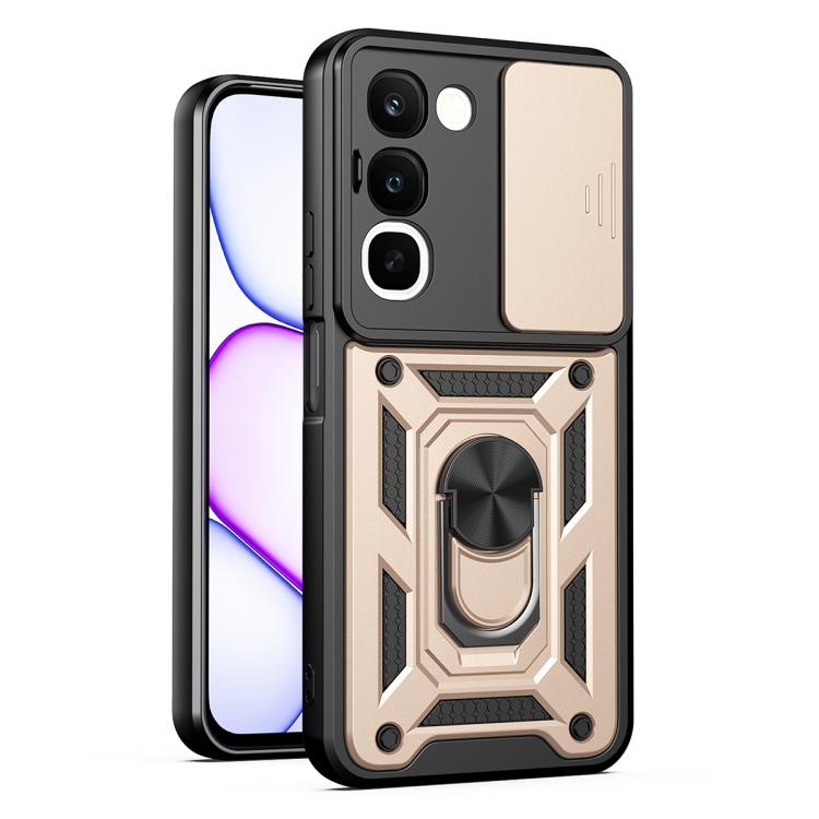 Sliding Camera Cover Design TPU+PC Phone Case, For Realme 16T 5G, For Realme C100i / C100x 4G, For Realme C100 4G, For Realme P4 Power 5G, For Realme C83 5G, For Realme 16 5G