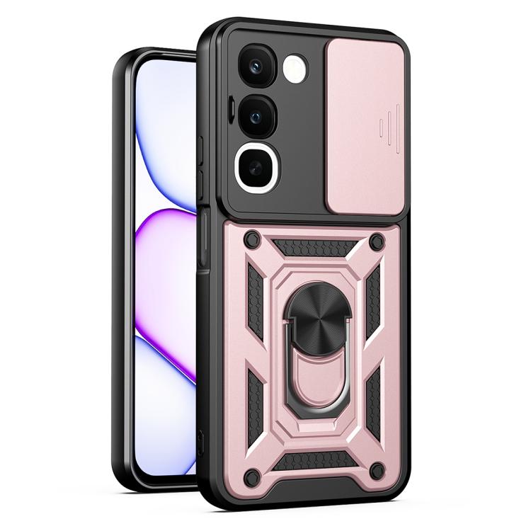 Sliding Camera Cover Design TPU+PC Phone Case, For Realme 16T 5G, For Realme C100i / C100x 4G, For Realme C100 4G, For Realme P4 Power 5G, For Realme C83 5G, For Realme 16 5G