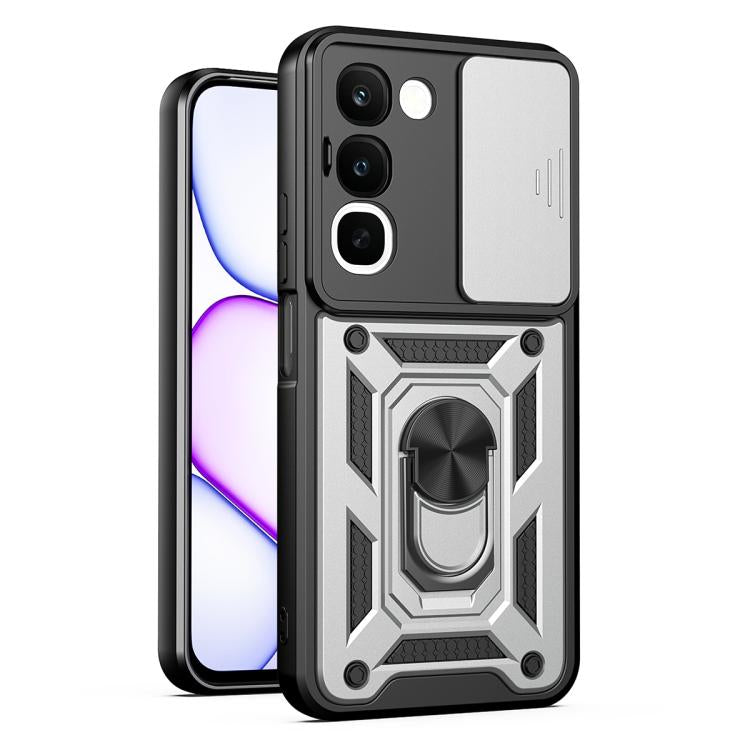 Sliding Camera Cover Design TPU+PC Phone Case, For Realme 16T 5G, For Realme C100i / C100x 4G, For Realme C100 4G, For Realme P4 Power 5G, For Realme C83 5G, For Realme 16 5G