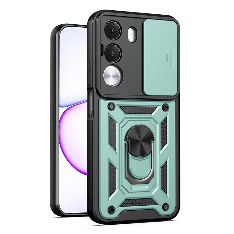 Sliding Camera Cover Design TPU+PC Phone Case, For Realme 16T 5G, For Realme C100i / C100x 4G, For Realme C100 4G, For Realme P4 Power 5G, For Realme C83 5G, For Realme 16 5G