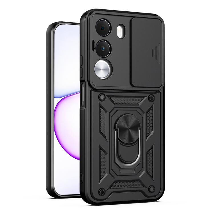 Sliding Camera Cover Design TPU+PC Phone Case, For Realme 16T 5G, For Realme C100i / C100x 4G, For Realme C100 4G, For Realme P4 Power 5G, For Realme C83 5G, For Realme 16 5G