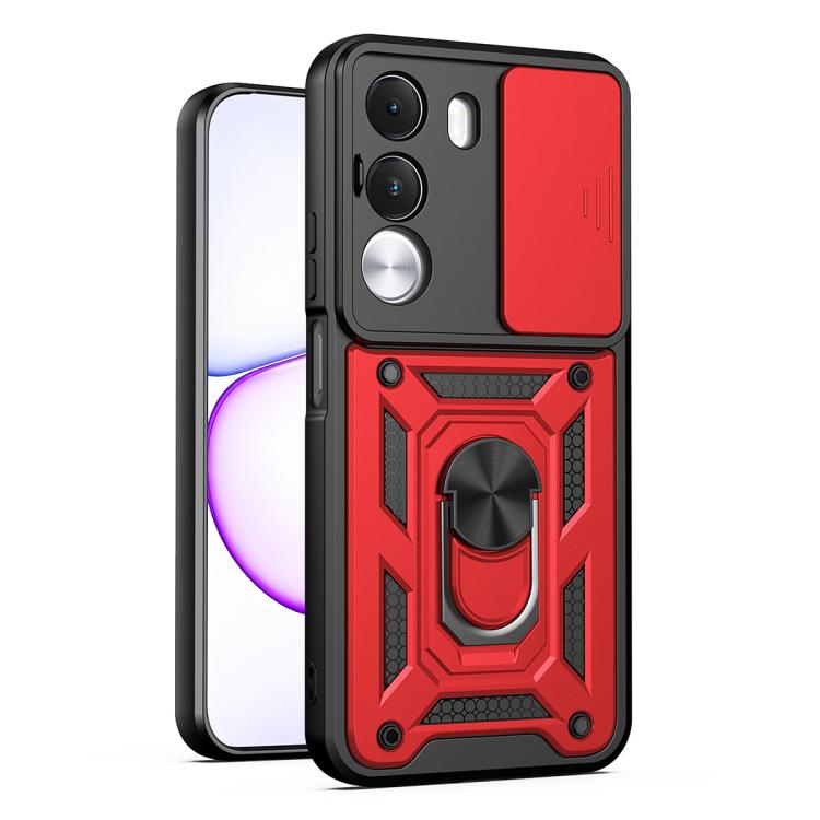 Sliding Camera Cover Design TPU+PC Phone Case, For Realme 16T 5G, For Realme C100i / C100x 4G, For Realme C100 4G, For Realme P4 Power 5G, For Realme C83 5G, For Realme 16 5G