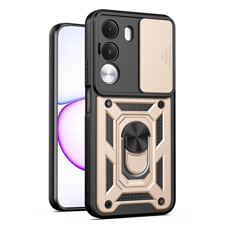 Sliding Camera Cover Design TPU+PC Phone Case, For Realme 16T 5G, For Realme C100i / C100x 4G, For Realme C100 4G, For Realme P4 Power 5G, For Realme C83 5G, For Realme 16 5G