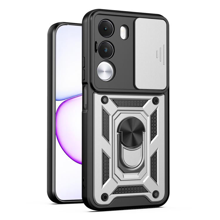 Sliding Camera Cover Design TPU+PC Phone Case, For Realme 16T 5G, For Realme C100i / C100x 4G, For Realme C100 4G, For Realme P4 Power 5G, For Realme C83 5G, For Realme 16 5G