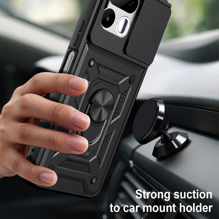 Sliding Camera Cover Design TPU+PC Phone Case, For Realme 16T 5G, For Realme C100i / C100x 4G, For Realme C100 4G, For Realme P4 Power 5G, For Realme C83 5G, For Realme 16 5G